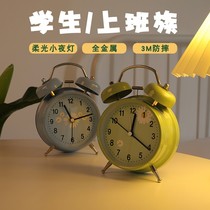 Alarm clock student dormitory mute compact 2021 new smart rechargeable high school boys and girls battery models