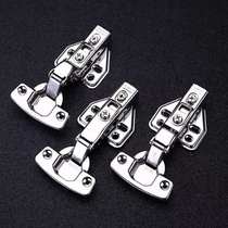 Hinge hinge hydraulic hinge cabinet buffer wardrobe door stainless steel hinge damping aircraft in curved smoke bucket