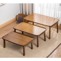 Floating window table folding tatami low table bed folding kang table small table tea table low foot square table bed kang table