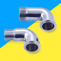  Squatting pan hand press type pedalling valve flushing valve 6 points 1 inch copper stool elbow joint toilet flush valve fit 