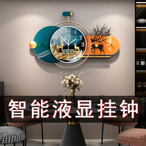Light luxury living room wall clock modern simple home Fashion Net red clock Nordic clock decoration restaurant background wall table