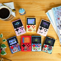 sup handheld game machine cartoon version of old-fashioned childhood retro nostalgic super Mario psp Tetris double with the same mini small portable childrens charging treasure handheld Contra