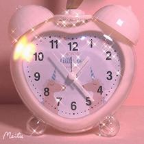 Sound size alarm clock student alarm bell Net red female cute bedside bedroom luminous children Girl Princess alarm clock