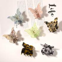 Butterfly Shape Catch Clip Acetate Plate Hair Catch Chuck Ha