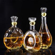 Empty wine bottle two pounds two pounds 500ml empty bottle sealed glass one pound transparent large decorative empty bottle