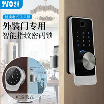 Yibo household entry door exterior old security door Bullhead lock electronic apartment smart iron door password fingerprint lock