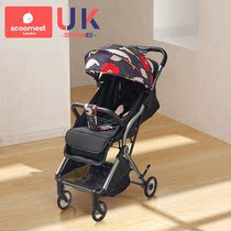 gb good child car ultra-light portable simple folding one-button baby newborn child trolley