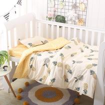 Kindergarten quilt three-piece set of children baby quilt cotton core mattress kindergarten nap special six-piece set