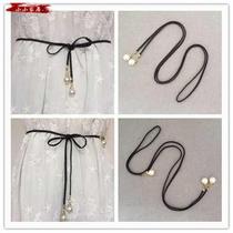 Buy 2 get 1 free Womens waist chain braided waist belt Wild dress with sweater Decorative waist rope knotted skirt belt