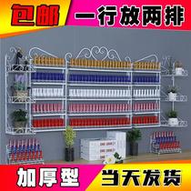 Beauty salon disassembly decoration shop Nail oil glue cosmetics rack Nail art rack Wall-mounted beauty goods rack