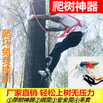 Beeware climbing tree artifact foot tie cat paw on tree shoe cutting wood digging bird nest picking pine nut catch wasp tool