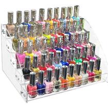 Lipstick storage box Acrylic transparent nail polish B display stand Lipstick lip glaze lattice desktop finishing artifact