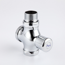 Hand squatting toilet flush valve all copper press type toilet toilet toilet toilet delay valve