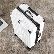 Trunk aluminum frame mute universal wheel password box PC student box trolley case sturdy and durable suitcase 20 inches