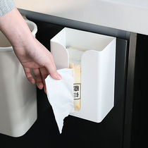 Punch-free kitchen paper storage box drawing paper box toilet no trace wall-mounted tissue rack toilet tissue box