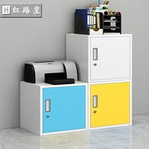 Single door tin cabinet Single low cabinet with lock Household small locker Password desktop file cabinet Printer cabinet 