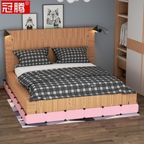 Bed bottom baffle bedroom dustproof baffle anti-puppy cat bed closed fence anti-drill bedside divider