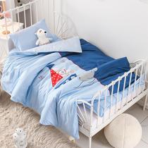 Kindergarten quilt three-piece set pure cotton quilt cover childrens multi-piece set nap mattress six-piece set cotton bedding