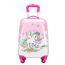 New 18-inch cartoon cute universal wheel luggage children luggage case primary school schoolbag luggage customized