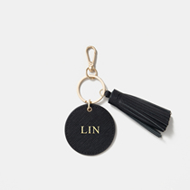Worthy of design individuality ordering genuine leather accessories high-end small crowdflow Sukey button couples Bull Leather Bag Pendant