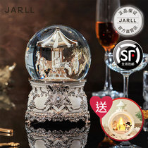 JARLL Crystal Ball Music Box Music Box Carousel Girls Childhood Birthday Valentines Day Gift Ideas
