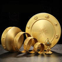 Pure Copper Manzpan Home Goods Inlaid Jewel Craftsmanship With Trays Manda Pan Mantea Roo Decorative Pan Small Set