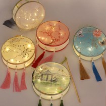 Ancient Wind Diy Materials Bag Handmade Lanterns Hanging for Chinese Wind Hand jacquard lamp Childrens Palace Lights Mid-Autumn Festival