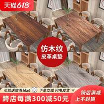 Furniture refurbishment imitation wood grain tablecloth disposable oil-proof waterproof sticker desktop old door transformation self-adhesive dining table mat coffee table