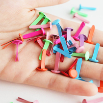 Two-foot nails childrens handmade materials accessories creative color mini-feet nails angle nails forks kindergarten toys