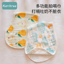 in Muslin gauze bamboo cotton baby spitting towel absorbing breathable newborn towel to shoot a towel