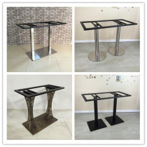 Hintis Ji marble table feet hot pot table legs iron stainless steel table stand custom