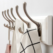  Hanger Wall-mounted wall coat rack Clothes home bedroom wall-mounted shelf Entrance coat rack Hanging bag rack