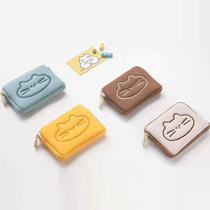 Day series mini bank card bus meal card containing bag zero wallet key bag cartoon can love woman small card bag