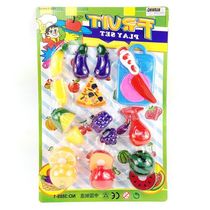 Fruit cut look at 3889-1 house toys educational toys cut fruit children's toys mixed batch