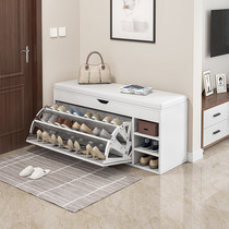 Changing shoes stool Home doorway Shoes Stool Soft Bag Cushion Flip multifunction Shoe cabinet Strip Stool in the door Shoe Rack can be seated