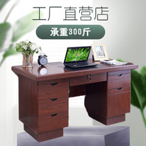 Desk Single Clerk Commercial boss with lock with drawer Simple modern writing desk computer table