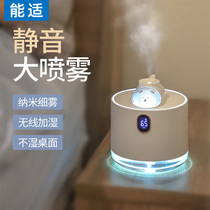 Energy Suitable Mini USB Humidifier Rechargeable Small Office Desktop Dorm Room Home Mute Bedroom Decontamination Air Tonic for cute students Gifts Large Spray Amount Creative Portable