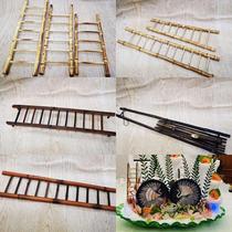 Ultra-low price specials (back to new and old customers) Japanese sushi decoration sashimi ornaments bamboo ladder bamboo ladder