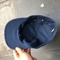 Old-fashioned Tibetan summer training hat navy blue flat top hat with static silk training uniform hat