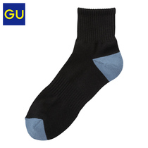 GU极优男装袜子(拼色)2020春季新款休闲舒适商务男士短袜324700