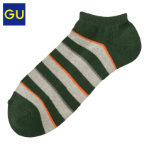 GU极优男装短袜(细条纹)2020春季新款时尚潮流舒适浅口短袜324705