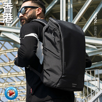 Hong Kong fashion brand backpack Mens large capacity business fashion trend backpack Leisure business travel computer school bag