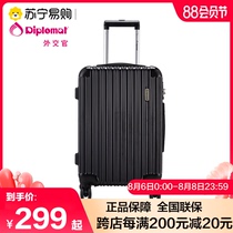 diplomat suitcase trolley box suitcase boarding box password box small net red box men and women