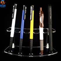 Plexiglass acrylic arc 5 pen display stand pen holder stationery store goods electronic cigarette display stand