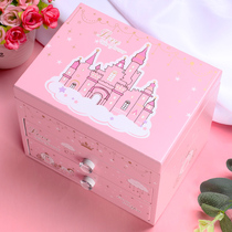 Music Box Wooden Music Box Girl Girl Princess Crystal Ball Castle Jewelry Box Childrens Birthday Gift Christmas