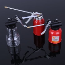 High pressure oil Gun Machine oil drip pot Manual metal Oiler gun fuel injection bottle lubricating oil pot gear oil filling pot
