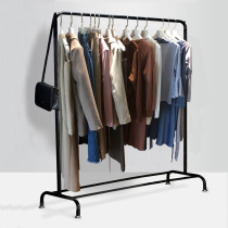 Clothes rack Floor-standing drying rack storage box box dormitory bedroom storage artifact simple single pole hanger