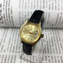 The original inventory Tianjin Seagull yellow shell yellow noodles nail single Calendar manual mechanical female form diameter 26mm