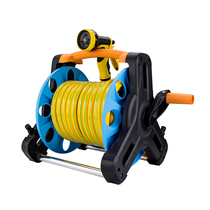 Car washing water gun head set high pressure water snatching water hose household water pipe storage rack car reel explosion-proof anti-freezing