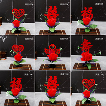 Hotel plate decoration decoration creative embellishment flowers and plants artistic conception decoration platter wedding banquet cold dishes